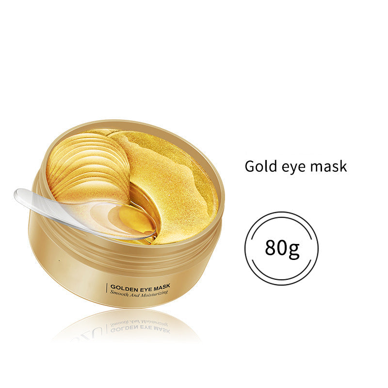 Avocado and Gold under eye masks pack with 60 hydrating gel patches for brightening and soothing eyes