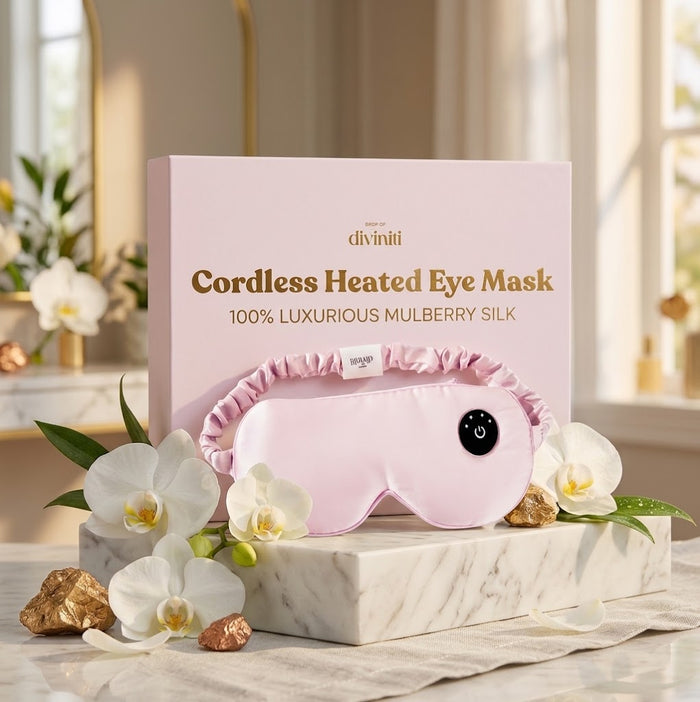 Cordless Heated Silk Eye Mask