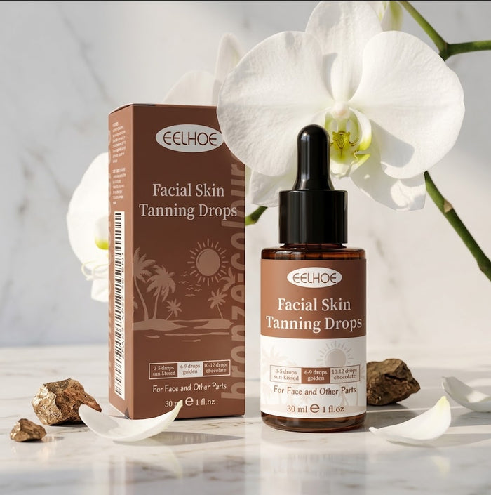 Facial Self-Tanning Drops – Gradual Bronzing Serum, 30ml