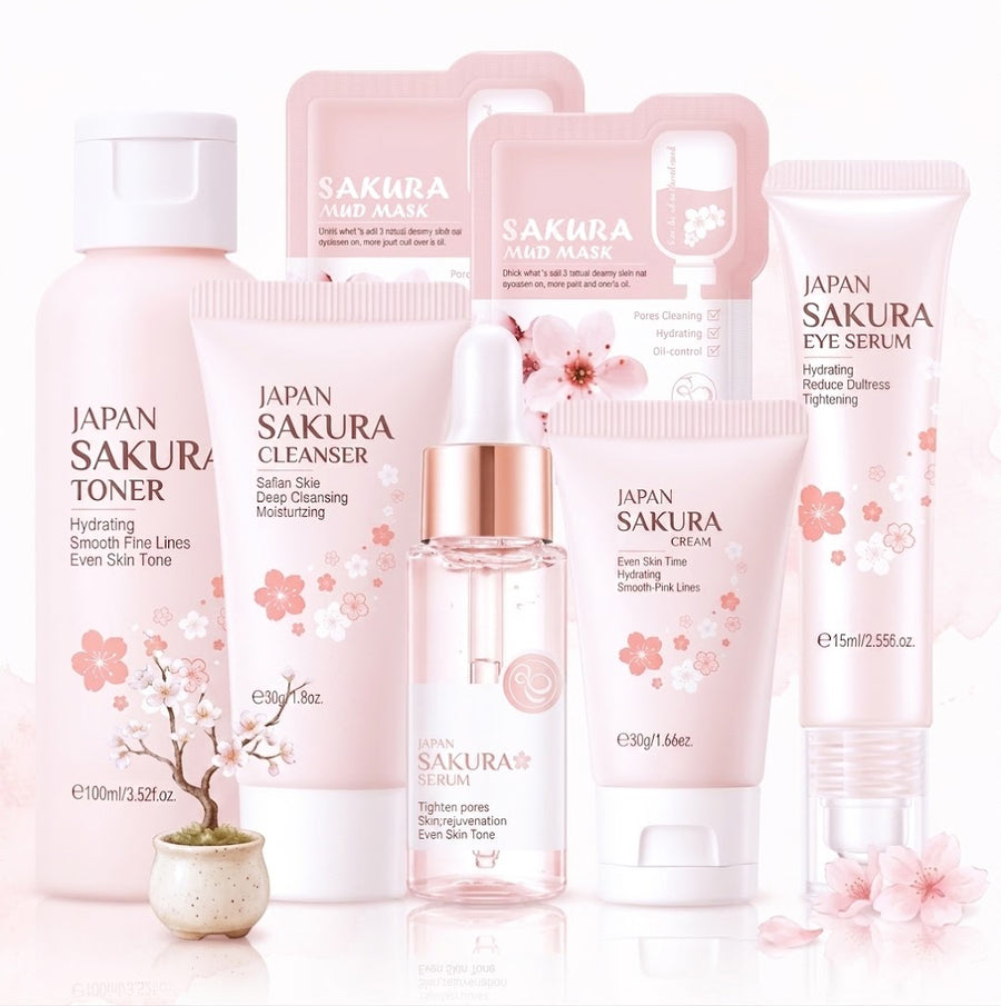 Sakura Cherry Blossom Skincare Set