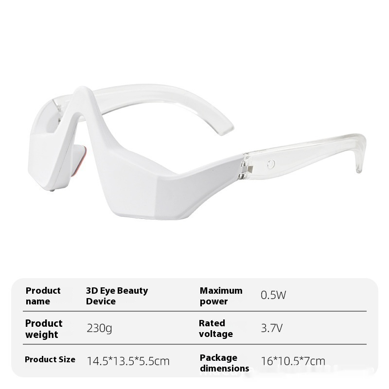Facial lifting eye pads enhancing contour and lifting skin around eyes for a youthful look