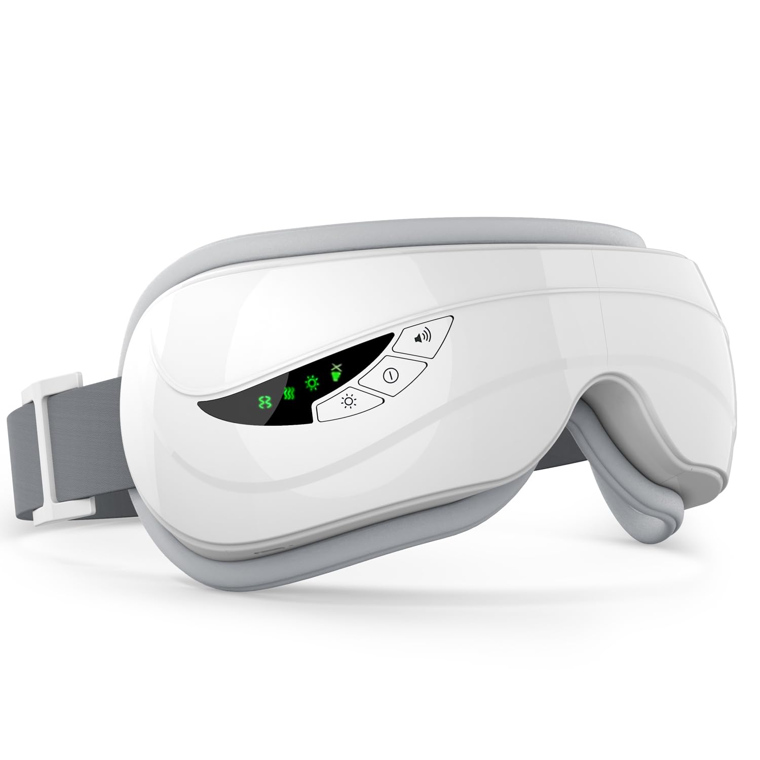 ZHHBLJ heated eye massager with music and adjustable headband for relaxing eye massage
