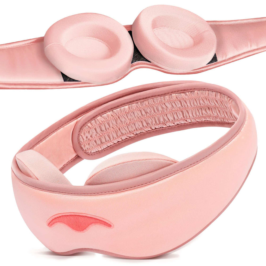 Manta Silk Mask premium 100% silk sleep mask with adjustable strap and protective pouch for complete darkness and comfort