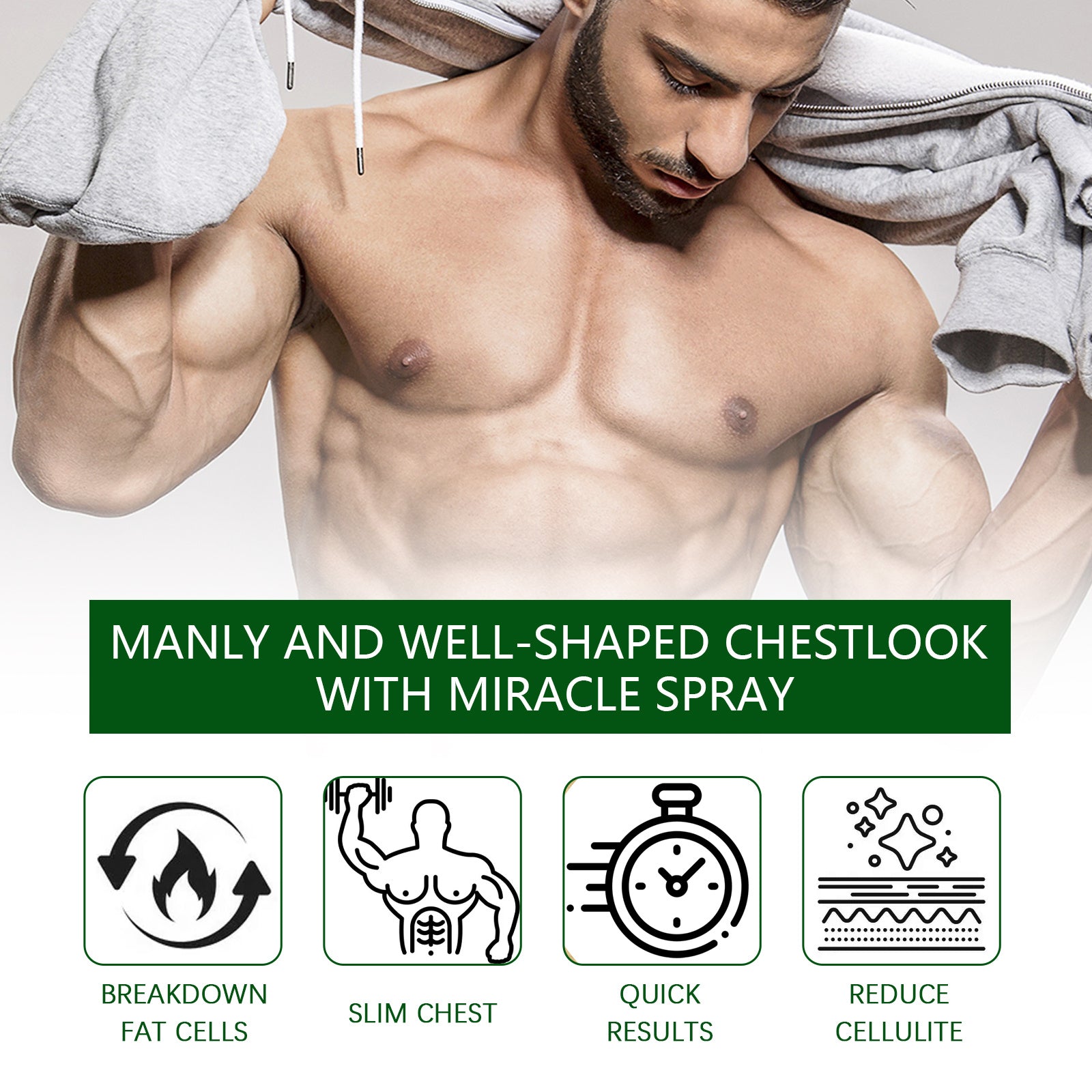 Men’s Chest Firming Care Patches — 12-Piece Set