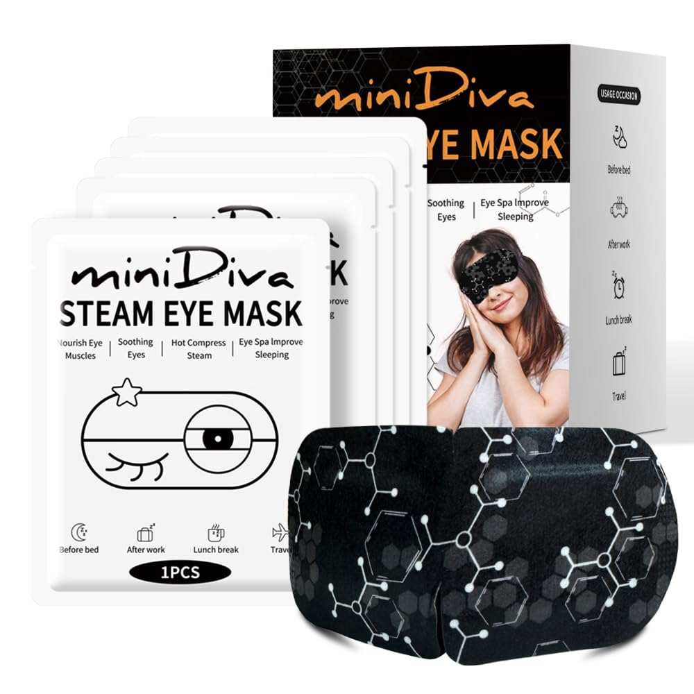Steam Eye Mask providing soothing warmth for eye relaxation and fatigue relief