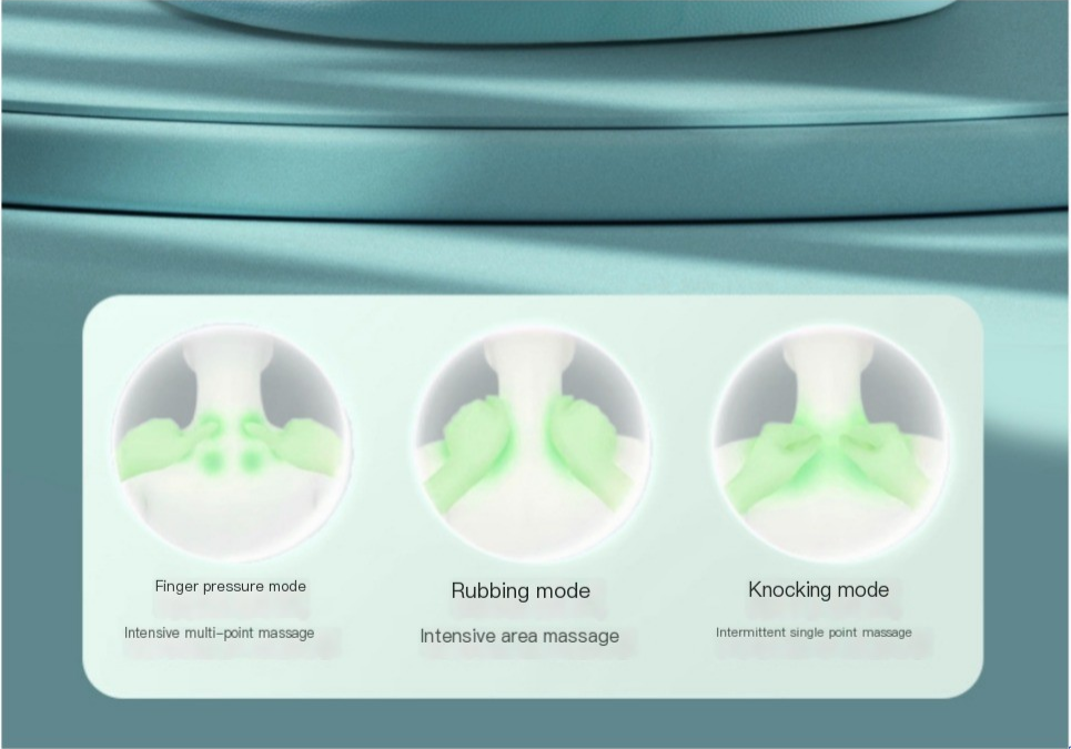 Compact portable neck massager pillow with ergonomic support and memory foam cushion
