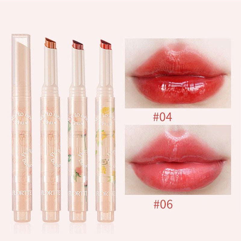 FLORTTE First Kiss Love Stick Lipstick pen with mirror and vibrant shades