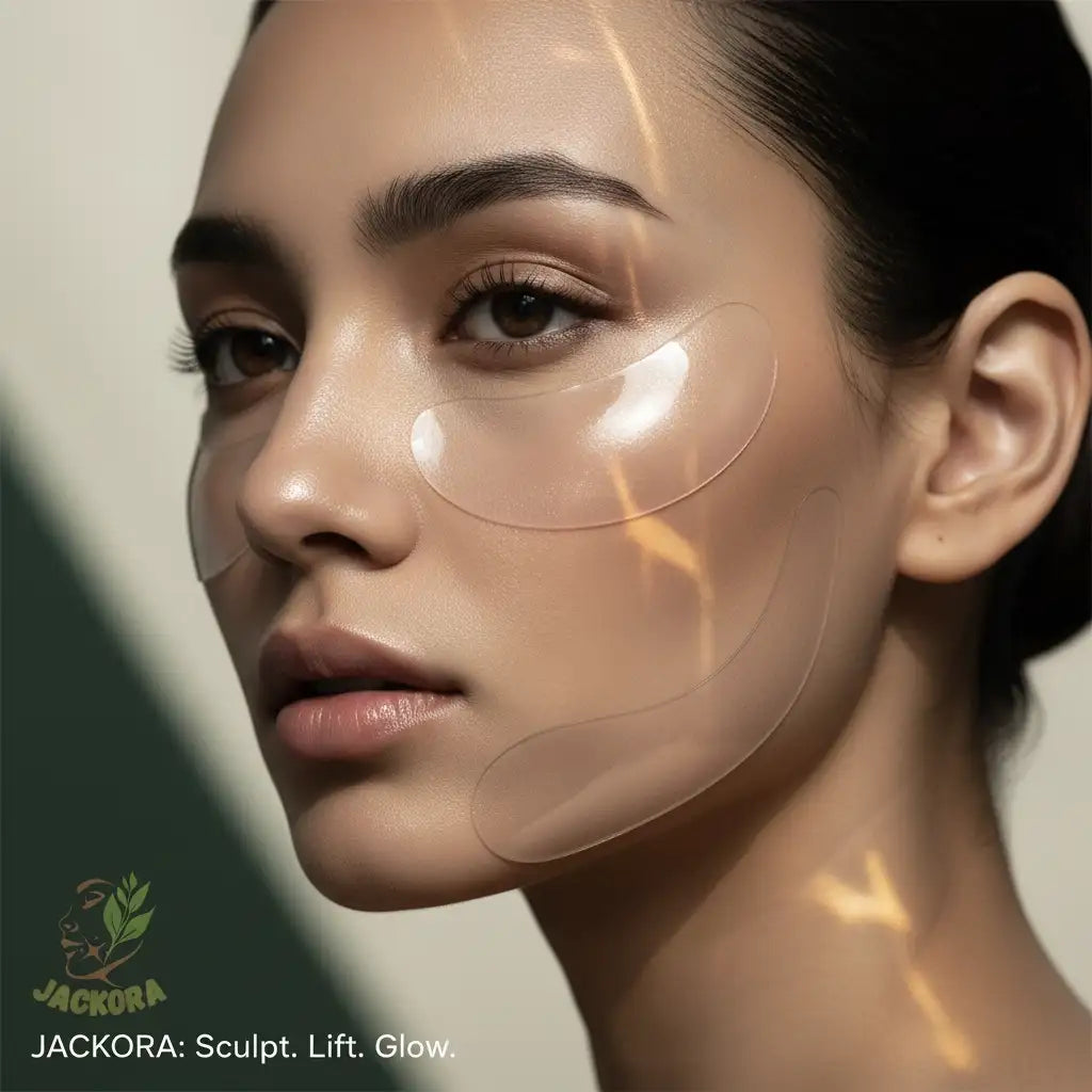 Beautistin under eye silicone patches with metal massage stick and storage case for reusable skincare treatment