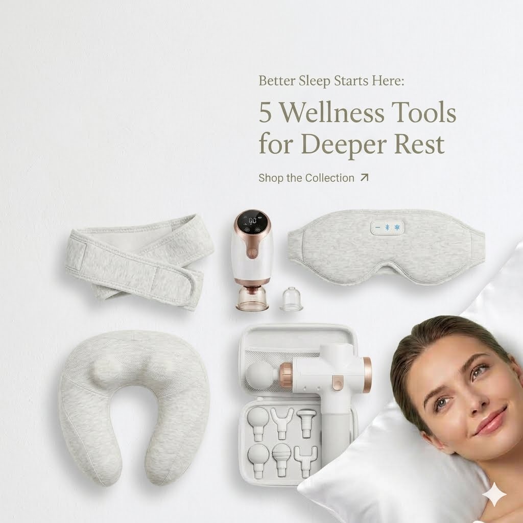 Better Sleep Starts Here: 5 Wellness Tools for Deeper Rest
