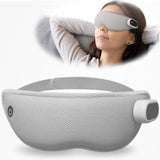Eye massager with heat and cooling gel mask for soothing eye relief and tension ease