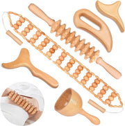 12-Piece Wooden Body Massage Tool Set