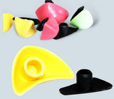 Reflexology Foot Massage Pad featuring removable plastic cobblestone-like massage stones in bright yellow, red, and green with black bases