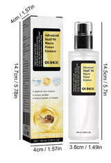 Korean Snail Mucin 96% hydrating facial essence bottle with snail mucin for anti-aging and brightening skincare