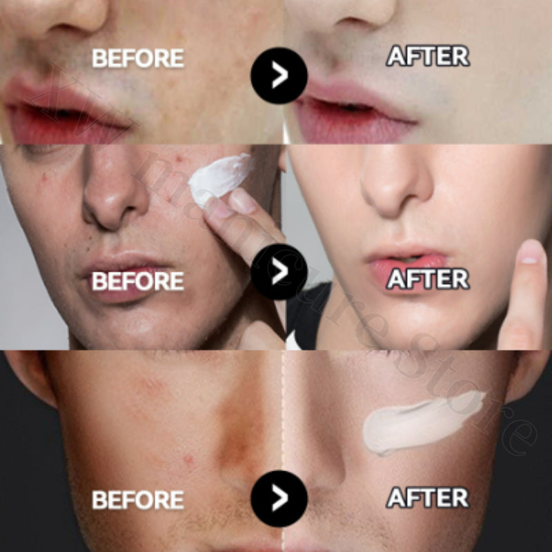 MANCODES Men's Toning BB Cream with Hyaluronic Acid 50g in sleek black waterproof packaging