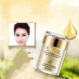 Jar of Snail Repair & Brightening Cream moisturizing face skin with snail mucin