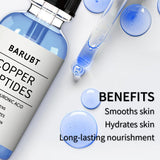 Copper Peptide Facial Serum 30ml bottle for hydration and skin rejuvenation
