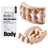 Brookstone Wooden Massage Roller