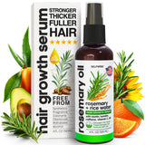 Bottle of Rosemary & Rice Water Strengthening Hair Spray for moisturizing and nourishing hair