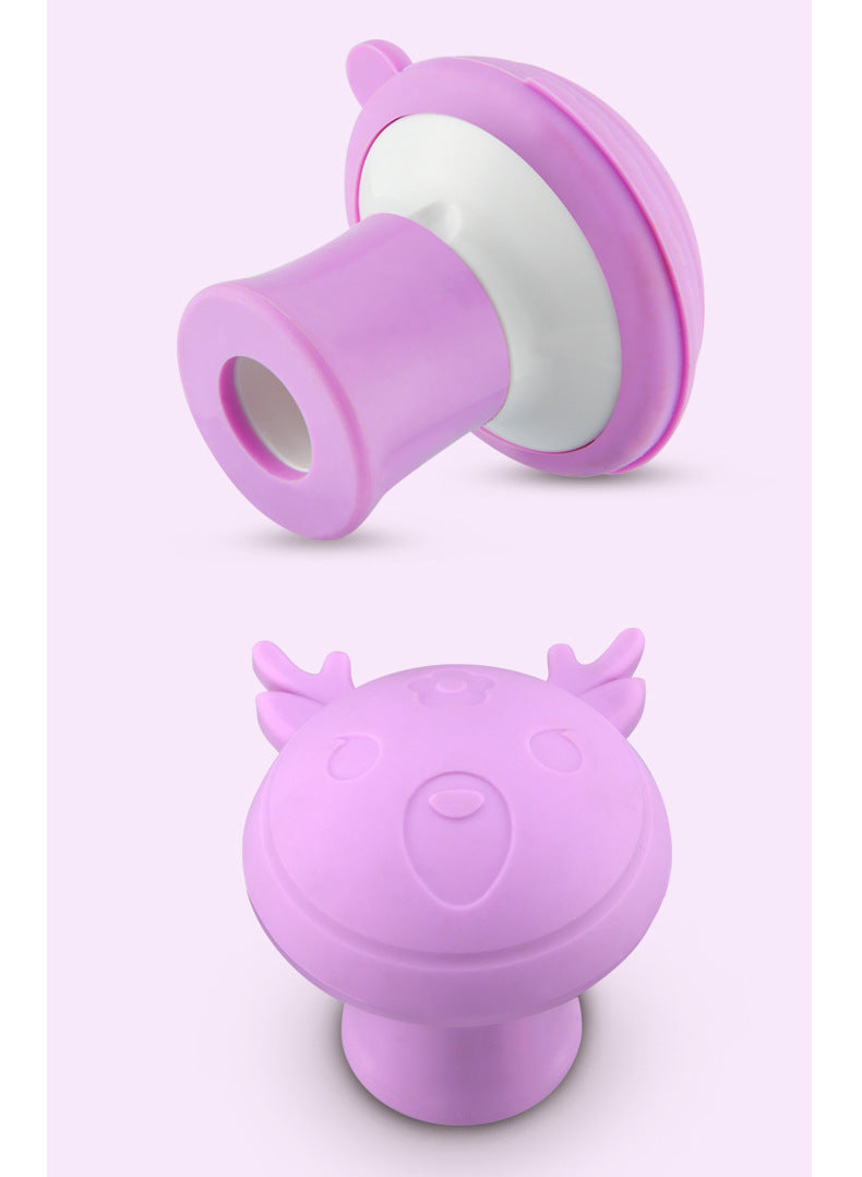 Facial Slimming Device for jaw toning and V-shaped face enhancement in pink and blue designs