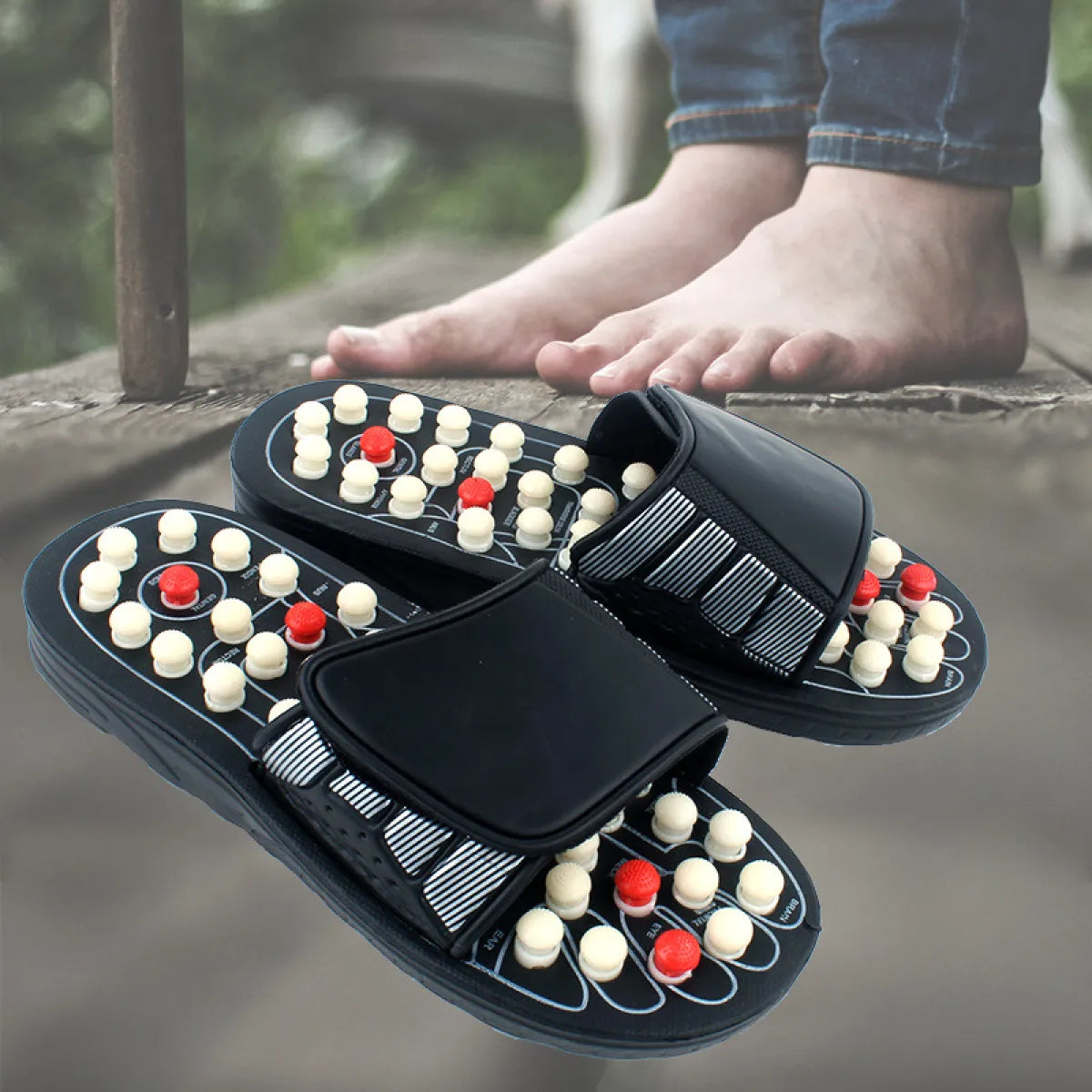 Acupressure Foot Massage Slippers