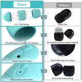 Reusable silicone facial ice mold in multiple colors for cooling facial massage and reducing puffiness