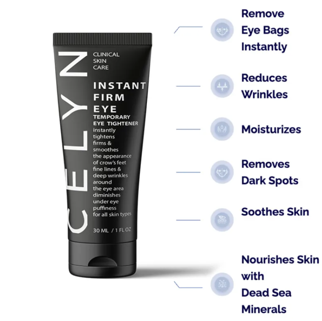 Hydrating Eye Care Serum bottle with precision applicator for moisturizing and brightening under-eye skin