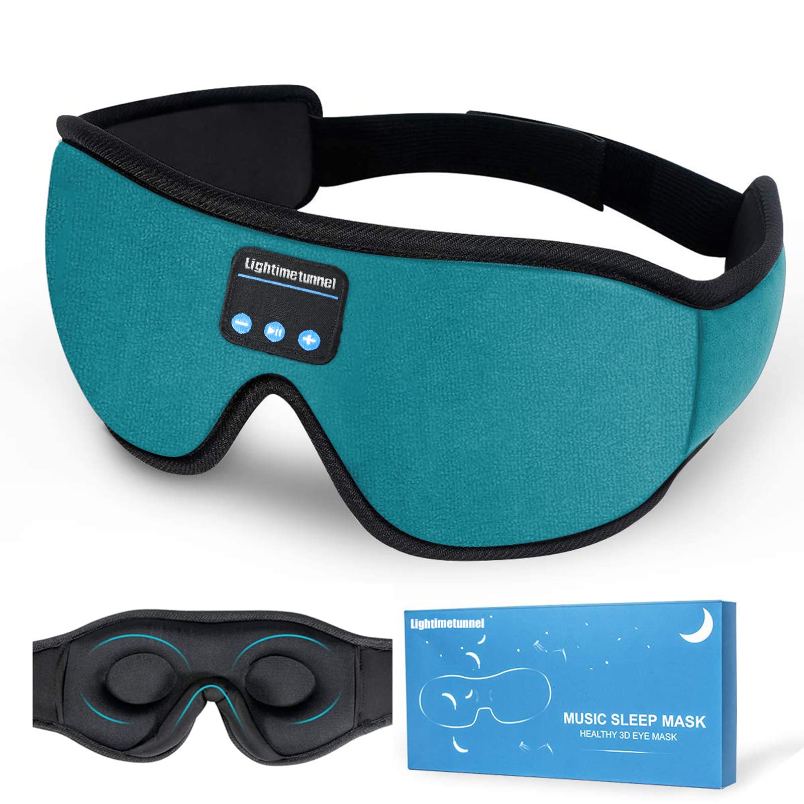 Soft Bluetooth sleep headphones headband with integrated speakers for comfortable wireless audio during sleep and relaxation