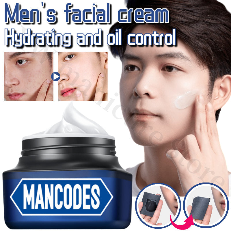 MANCODES Men's Toning BB Cream tube with hyaluronic acid for hydration and oil control