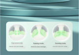 Compact portable neck massager pillow with ergonomic support and memory foam cushion