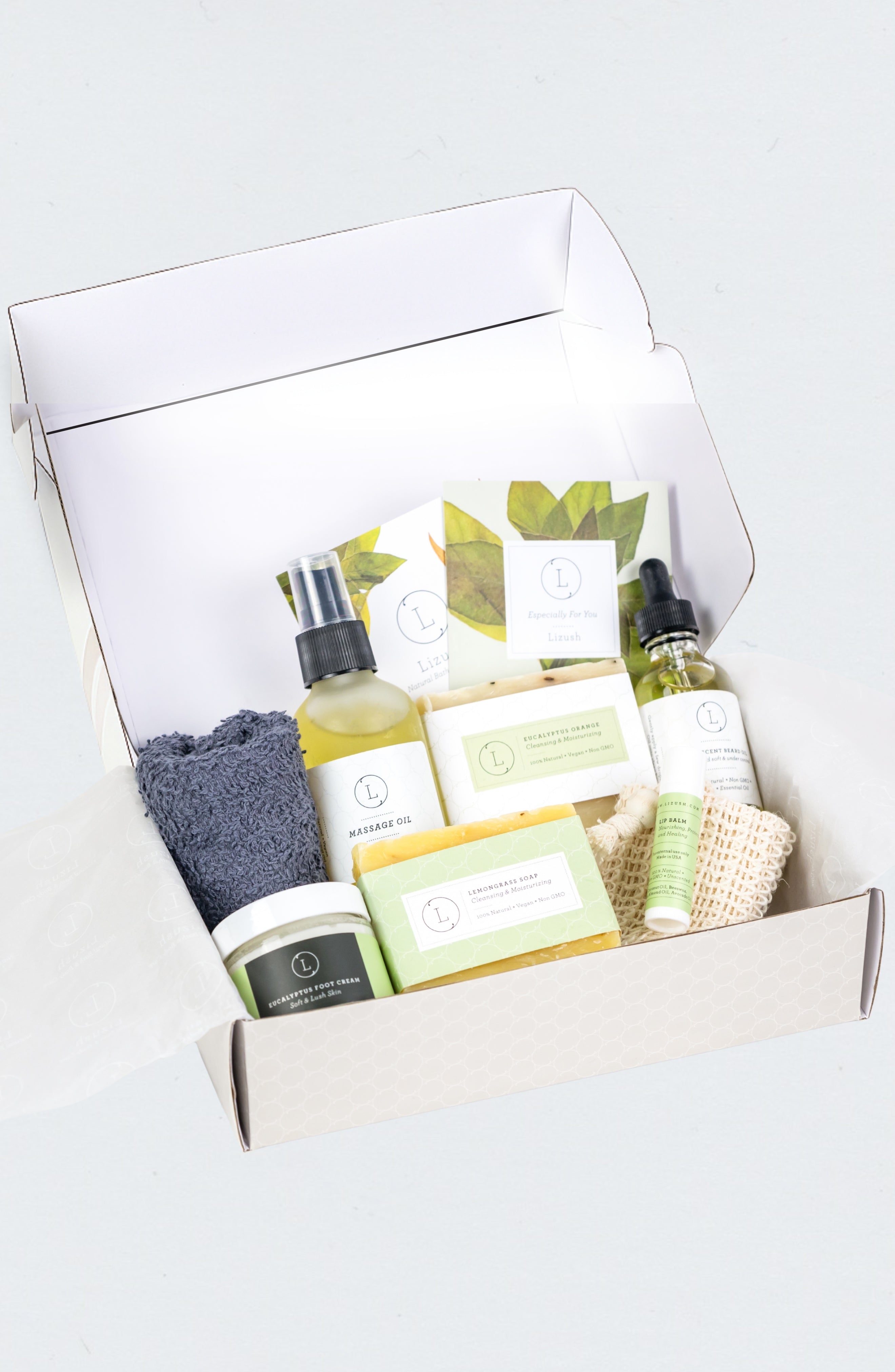 Fresh earthy Natural skincare set, Eucalyptus bath and body, Men Grooming kit/Body oil