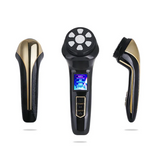 4-in-1 facial toning and skincare device with HIFU, RF, EMS, and Pulse modes for at-home beauty care