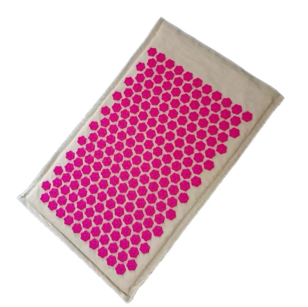 Acupressure Lotus Massage Cushion Set with lotus-shaped acupressure points, massage cushion, and pillow for muscle relaxation and wellness