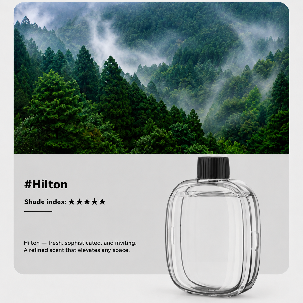 Aura Mist Essential Oil bottle refill for aroma diffuser with calming scents